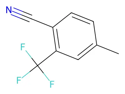 4-Methyl-2-(trifluoromethyl)benzonitrile structure