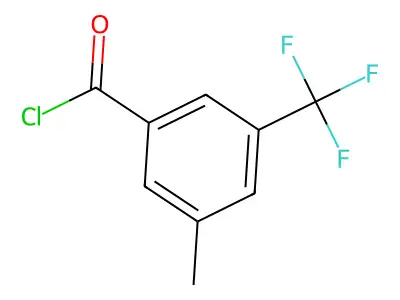 3-methyl-5-(trifluoromethyl)benzoyl Chloride structure