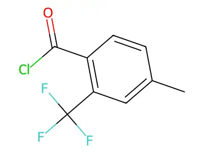 4-methyl-2-(trifluoromethyl)benzoyl Chloride structure