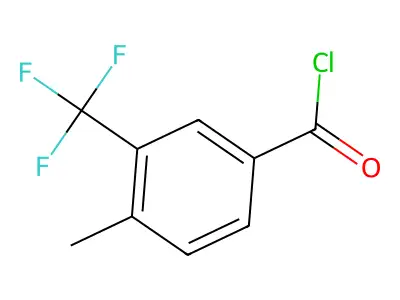 4-Methyl-3-(trifluoromethyl)benzoyl chloride structure