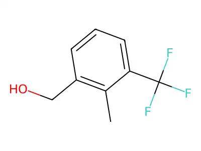 2-Methyl-3-(trifluoromethyl)benzyl alcohol structure