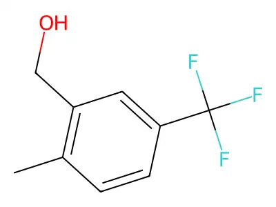 2-Methyl-5-(trifluoromethyl)benzyl alcohol structure