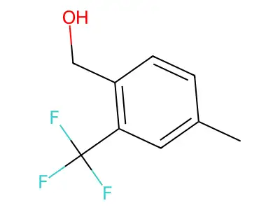 4-Methyl-2-(trifluoromethyl)benzyl alcohol structure