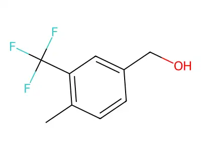 4-Methyl-3-(trifluoromethyl)benzyl alcohol structure