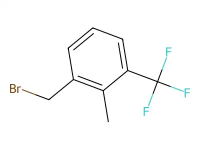 1-(Bromomethyl)-2-methyl-3-(trifluoromethyl)benzene structure