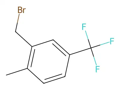 2-(Bromomethyl)-1-methyl-4-(trifluoromethyl)benzene structure