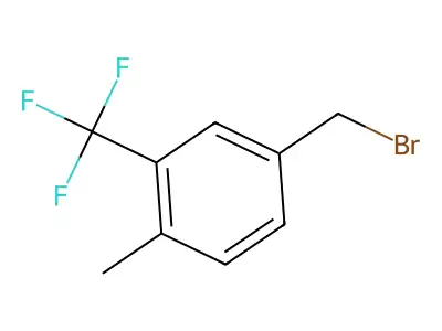 4-Methyl-3-(trifluoromethyl)benzyl bromide structure