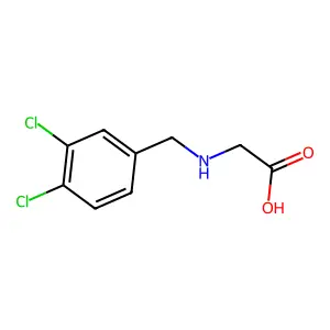 (3,4-二氯苄氨基)乙酸 structure