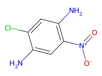 1,4-Benzenediamine, 2-chloro-5-nitro- structure