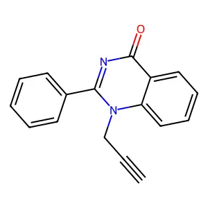 2-Phenyl-1-(prop-2-yn-1-yl)quinazolin-4(1H)-one structure