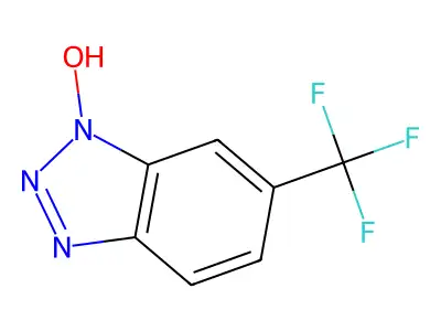 1-Hydroxy-6-(trifluoromethyl)benzotriazole structure