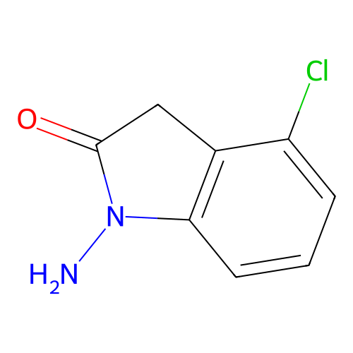 1-amino-4-chloro-3H-indol-2-one structure