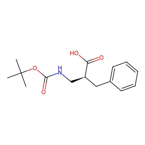 (S)-2-Benzyl-3-((tert-butoxycarbonyl)amino)propanoic acid structure