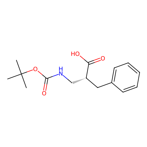 (R)-2-Benzyl-3-((tert-butoxycarbonyl)amino)propanoic acid structure