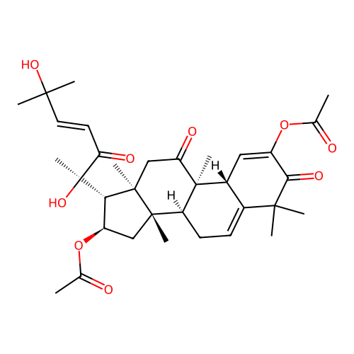 2,16-Diacetylcucurbitacine(1) structure