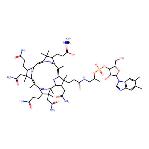 Vitamin B12 e-Monocarboxylic acid structure