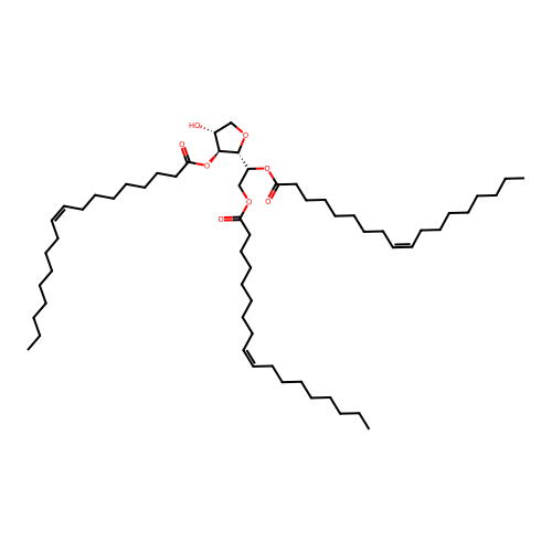 SORBITAN TRIOLEATE structure