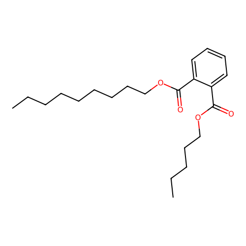 Phthalic acid, nonyl pentyl ester structure