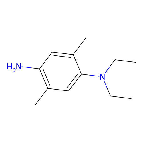 N4,N4-diethyl-2,5-dimethyl-benzene-1,4-diamine structure