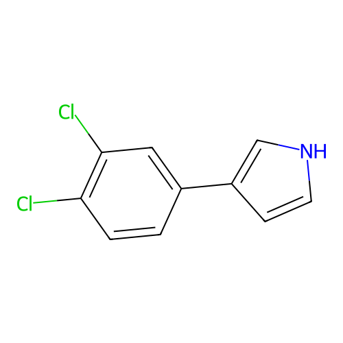 3-(3,4-dichlorophenyl)-1H-pyrrole structure