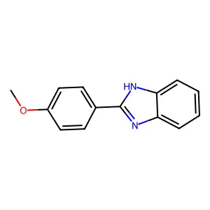 2-(4-methoxyphenyl)-1H-1,3-benzodiazole structure