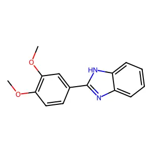2-(3,4-dimethoxyphenyl)-1H-benzimidazole structure