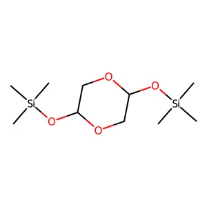 Silane, [1,4-dioxane-2,5-diylbis(oxy)]bis[trimethyl- structure