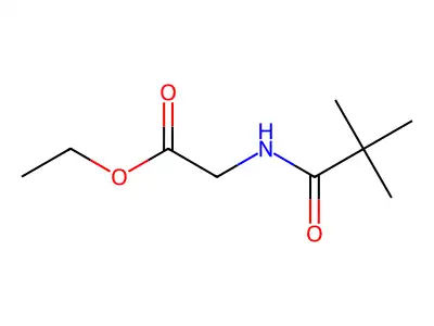 Ethyl 2-((tert-butoxycarbonyl)amino)acetate structure