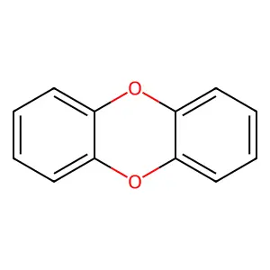 二苯并对二噁英 structure