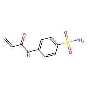 N-(4-(氨磺酰基)苯基)丙烯酰胺 structure