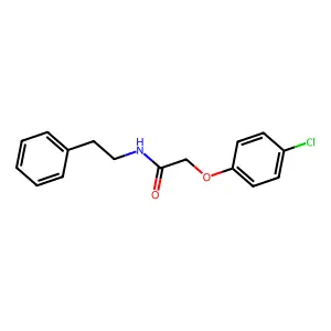 2-(4-氯苯氧基)-N-(2-苯乙基)乙酰胺 structure