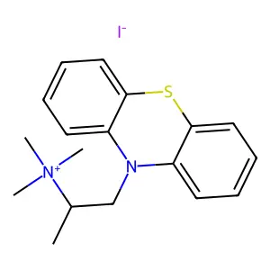 10H-Phenothiazine-10-ethanaminium, N,N,N,alpha-tetramethyl-, iodide (1:1) structure