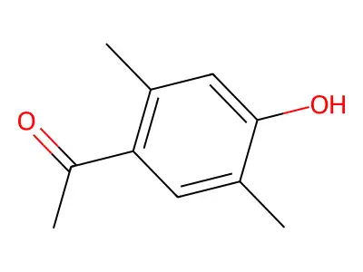 2',5'-Dimethyl-4'-hydroxyacetophenone structure