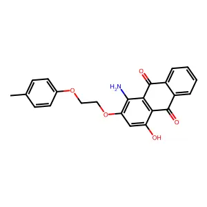 1-Amino-4-hydroxy-2-(2-(4-methylphenoxy)ethoxy)anthraquinone structure