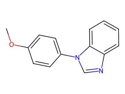 1-(4-methoxyphenyl)-1H-benzimidazole structure