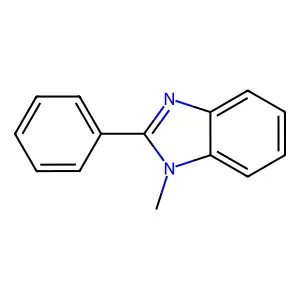 1-Methyl-2-phenylbenzimidazole structure