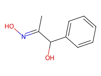 2-Hydroxyimino-1-phenylpropan-1-ol structure