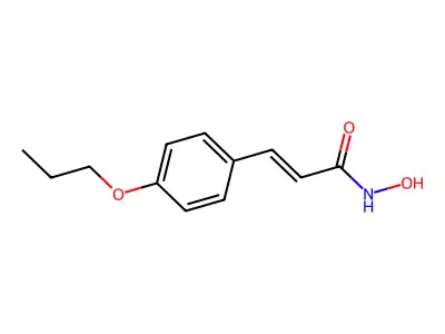 N-羟基-3-(4-丙氧基苯基)丙-2-烯酰胺 structure