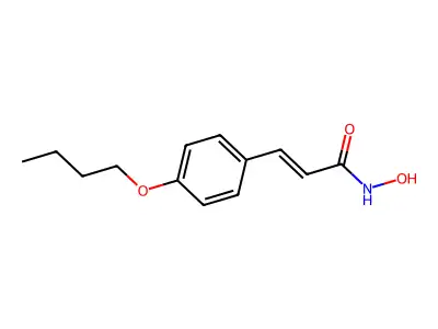 3-(4-丁氧基苯基)-N-羟基丙-2-烯酰胺 structure