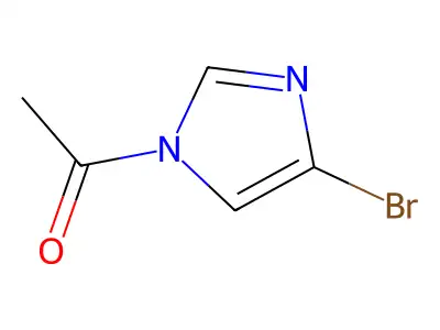 1-(4-Bromo-1H-imidazol-1-YL)ethan-1-one structure