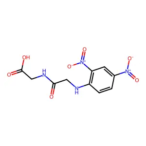 N-(2,4-Dinitrophenyl)glycylglycine structure