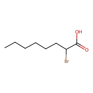 2-溴辛酸 structure
