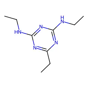 2-N,4-N,6-三乙基-1,3,5-三嗪-2,4-二胺 structure