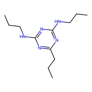 2-N,4-N,6-三丙基-1,3,5-三嗪-2,4-二胺 structure