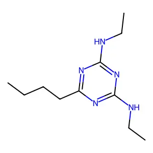6-丁基-2-N,4-N-二乙基-1,3,5-三嗪-2,4-二胺 structure