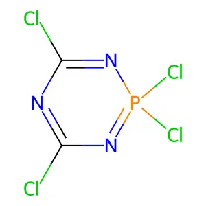 2,2,4,6-Tetrachloro-2,2-dihydro-1,3,5,2-triazaphosphorine structure