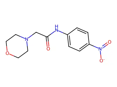 2-Morpholin-4-yl-N-(4-nitro-phenyl)-acetamide structure