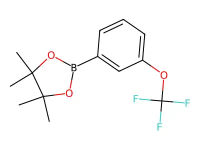 4,4,5,5-Tetramethyl-2-[3-(trifluoromethoxy)phenyl]-1,3,2-dioxaborolane structure