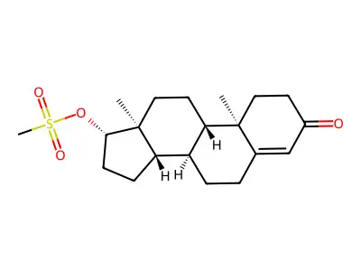 Testosterone Methanesulfonate structure