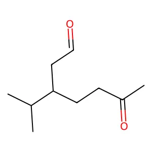 6-Oxo-3-(propan-2-yl)heptanal structure